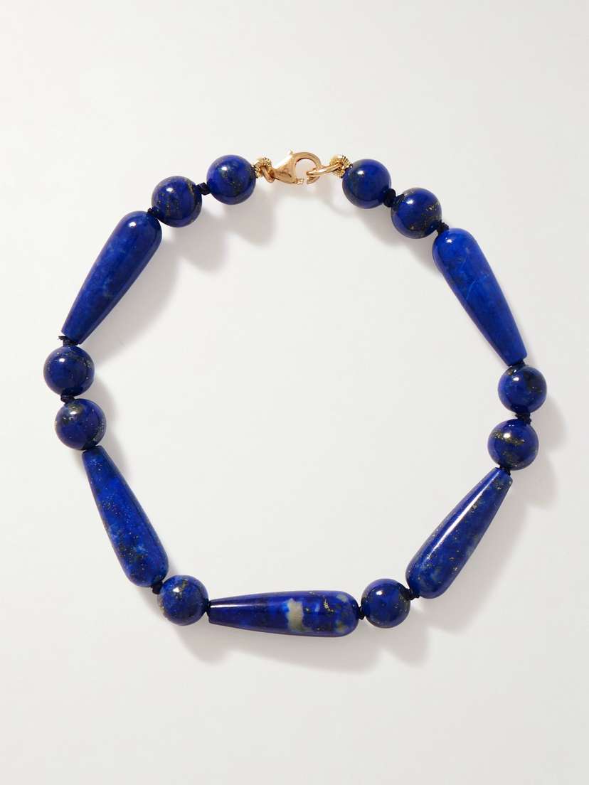 Loren Stewart Côte D'azur Gold Lapis Bracelet