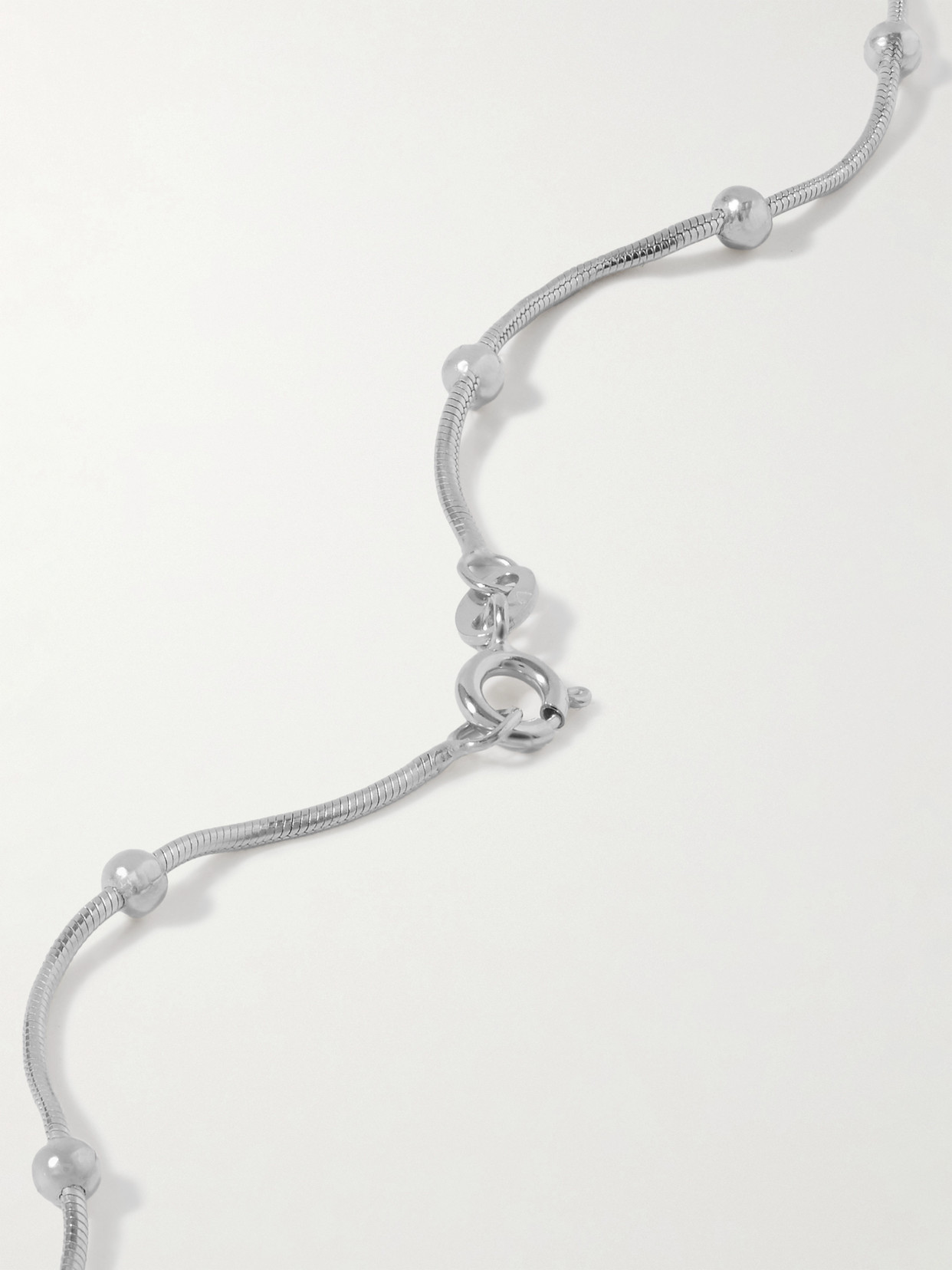 Loren Stewart Clyde Sterling Silver Necklace In Silver