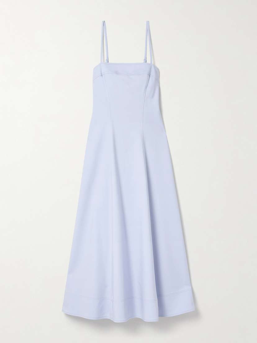 Simkhai Marisol Paneled Cotton-blend Maxi Dress