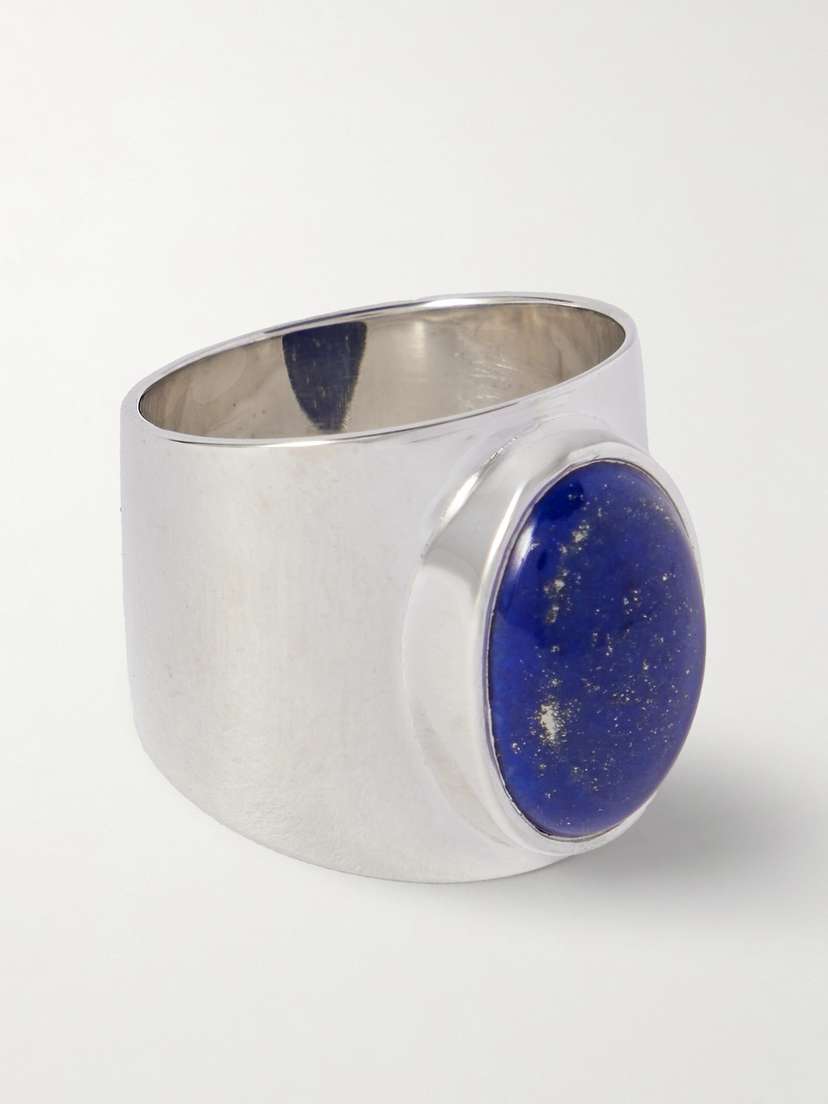 Loren Stewart Garbo Sterling Silver Lapis Lazuli Ring
