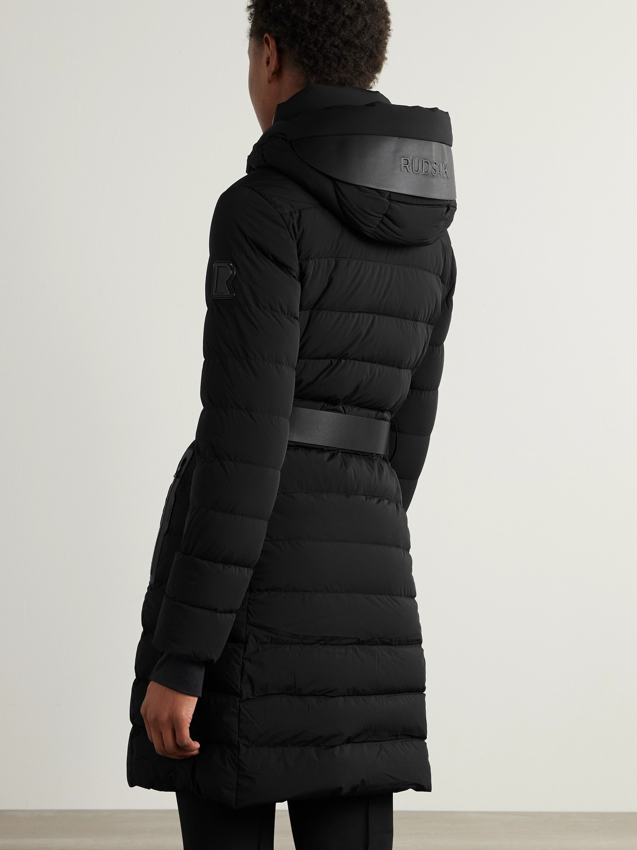 Rudsak Short Quilted Down Puffer In Black