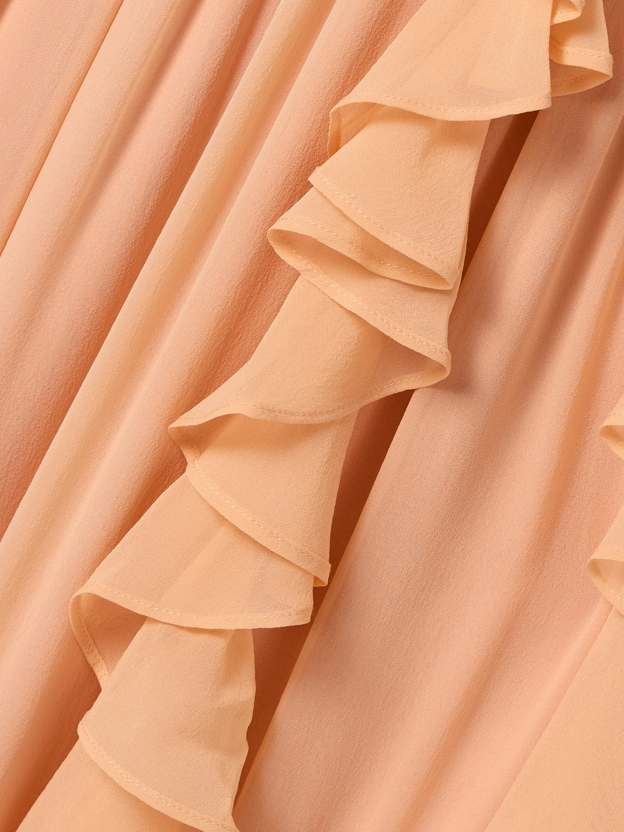 Ulla Johnson Florella Ruffled Silk-chiffon Gown In Pink