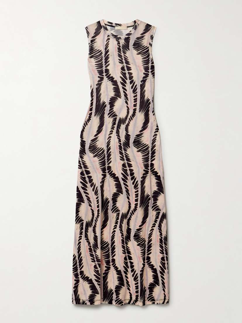 Ulla Johnson Orla Printed Lyocell-jersey Midi Dress