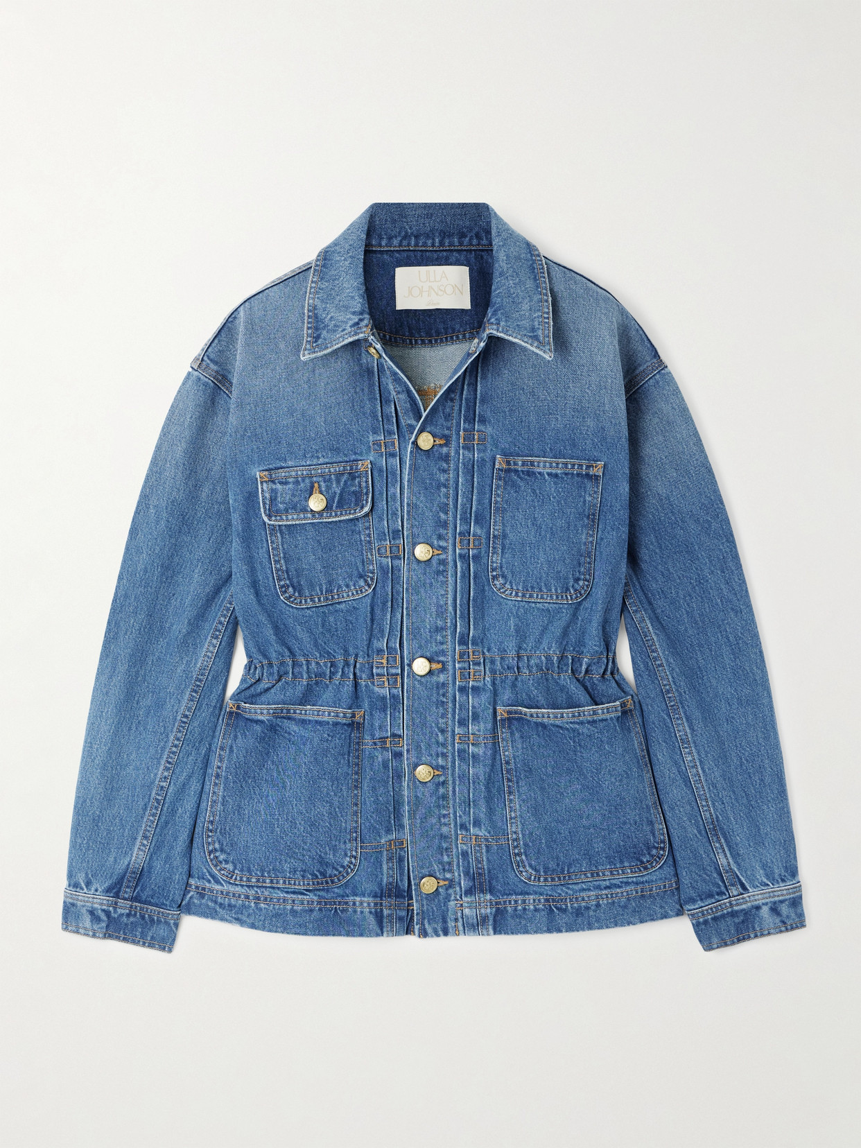 Ulla Johnson The Dylan Denim Jacket In Blue