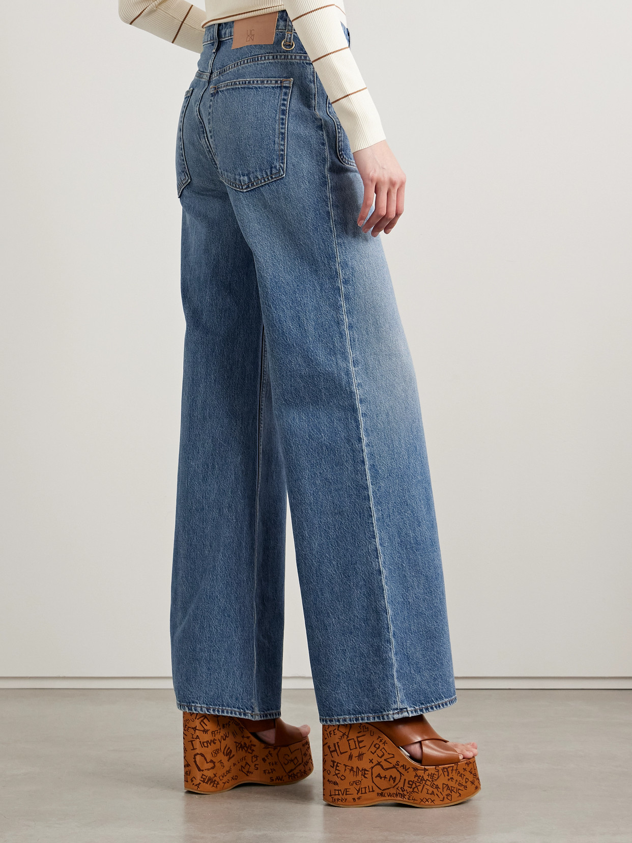 Ulla Johnson The Gwynne High-rise Flared Jeans In Blue