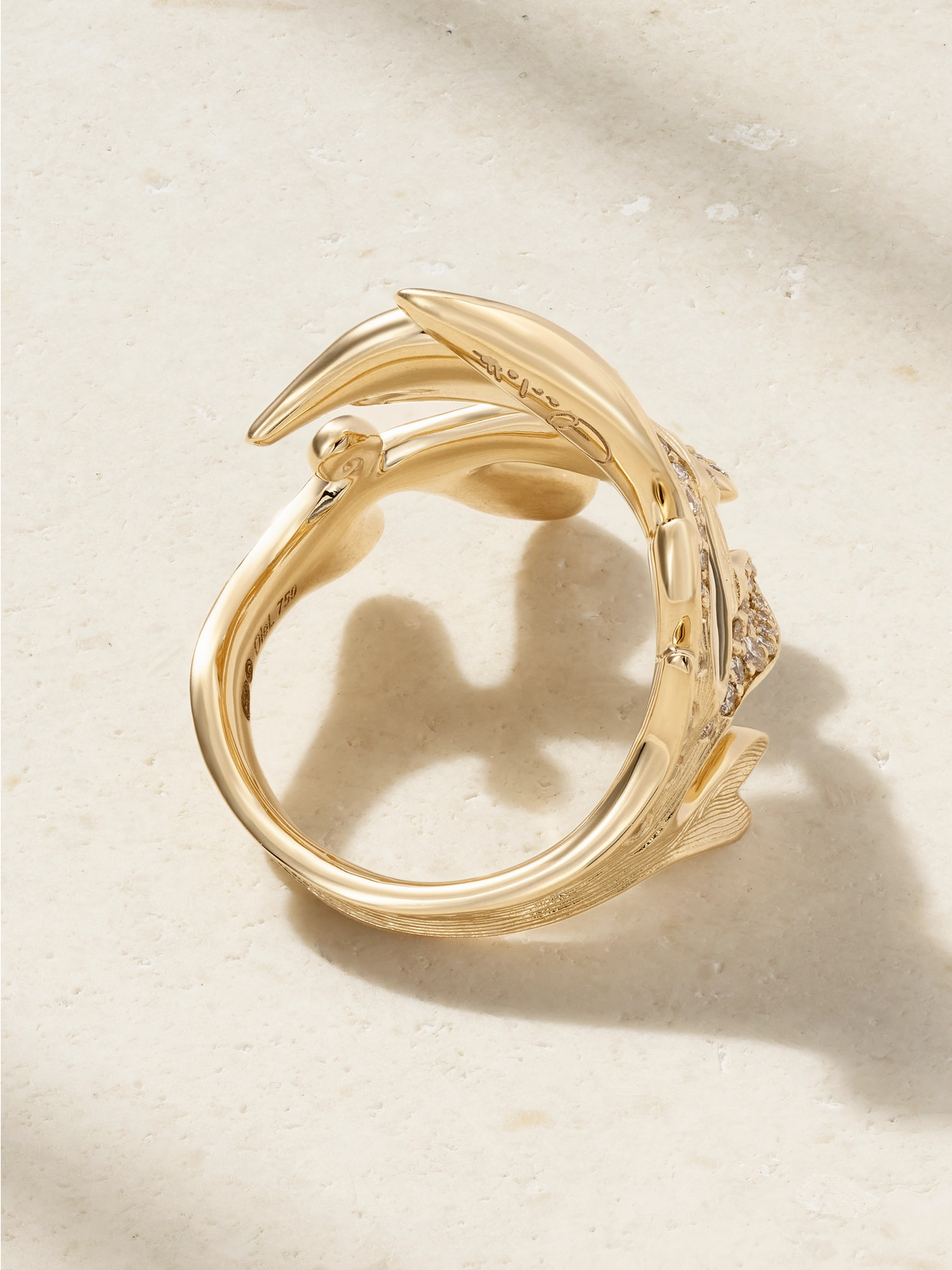 Ole Lynggaard Copenhagen Forest 18-karat Gold Diamond Ring