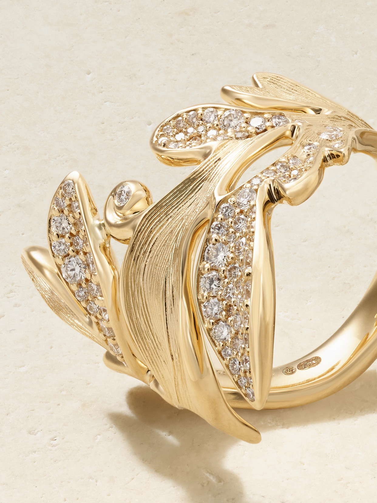 Ole Lynggaard Copenhagen Forest 18-karat Gold Diamond Ring