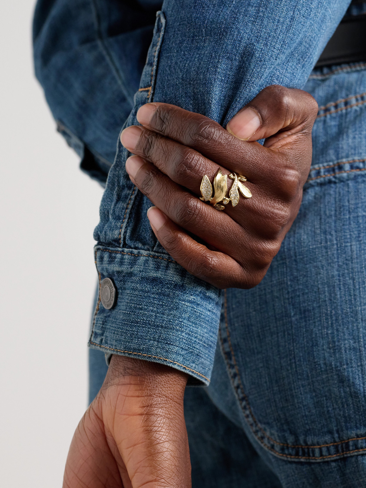 Ole Lynggaard Copenhagen Forest 18-karat Gold Diamond Ring