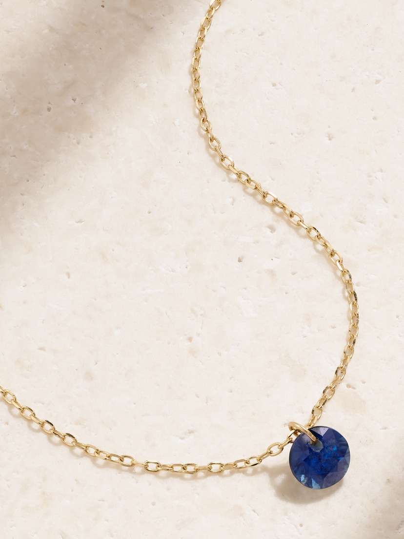 Persée 18-karat Gold Sapphire Necklace