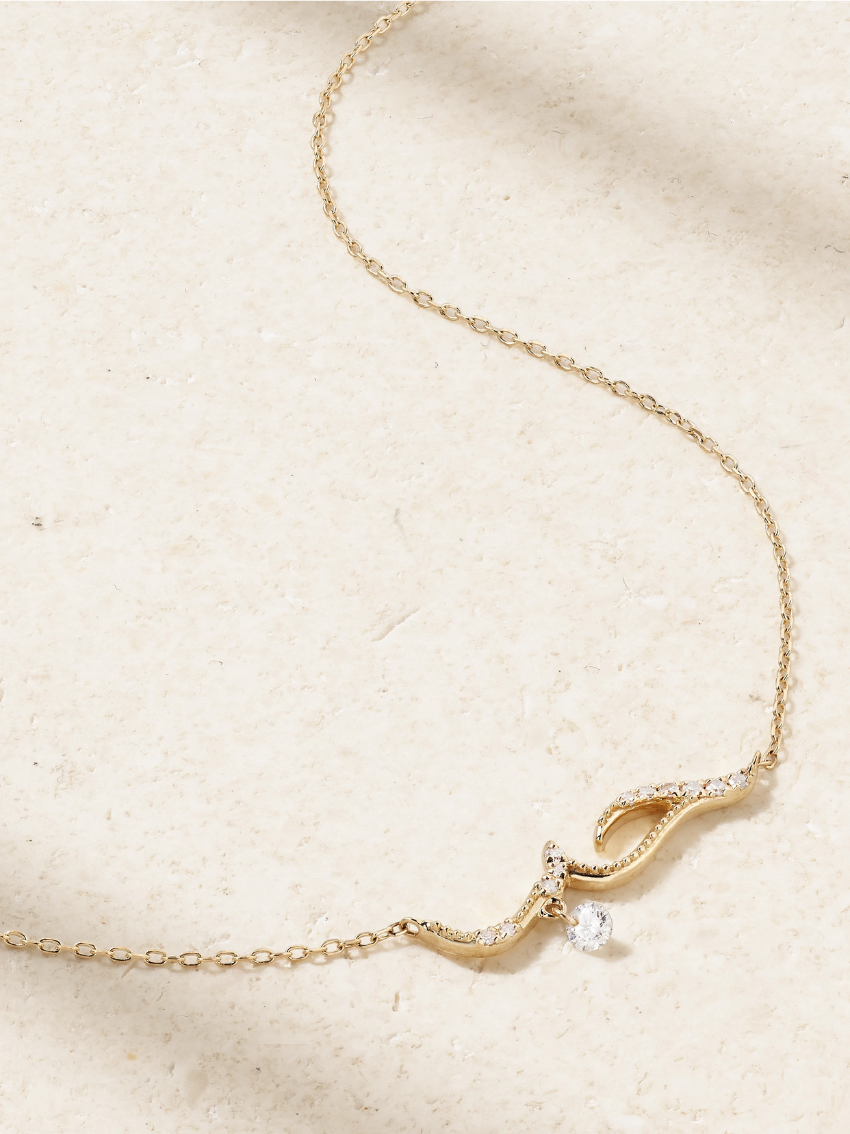Persée - Love 18-karat Gold Diamond Necklace - One size