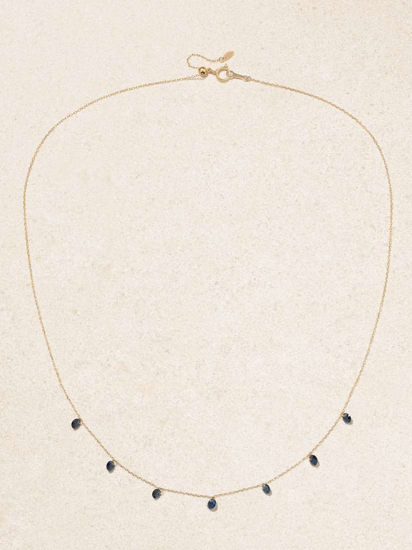 Persée 18-karat Gold Sapphire Necklace
