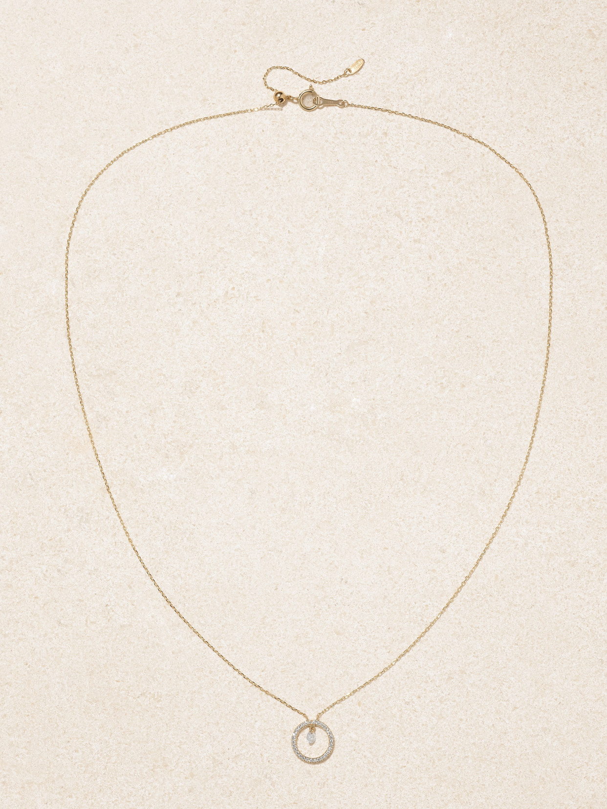 Persée Comic Strip 18-karat Gold Diamond Necklace In Gold