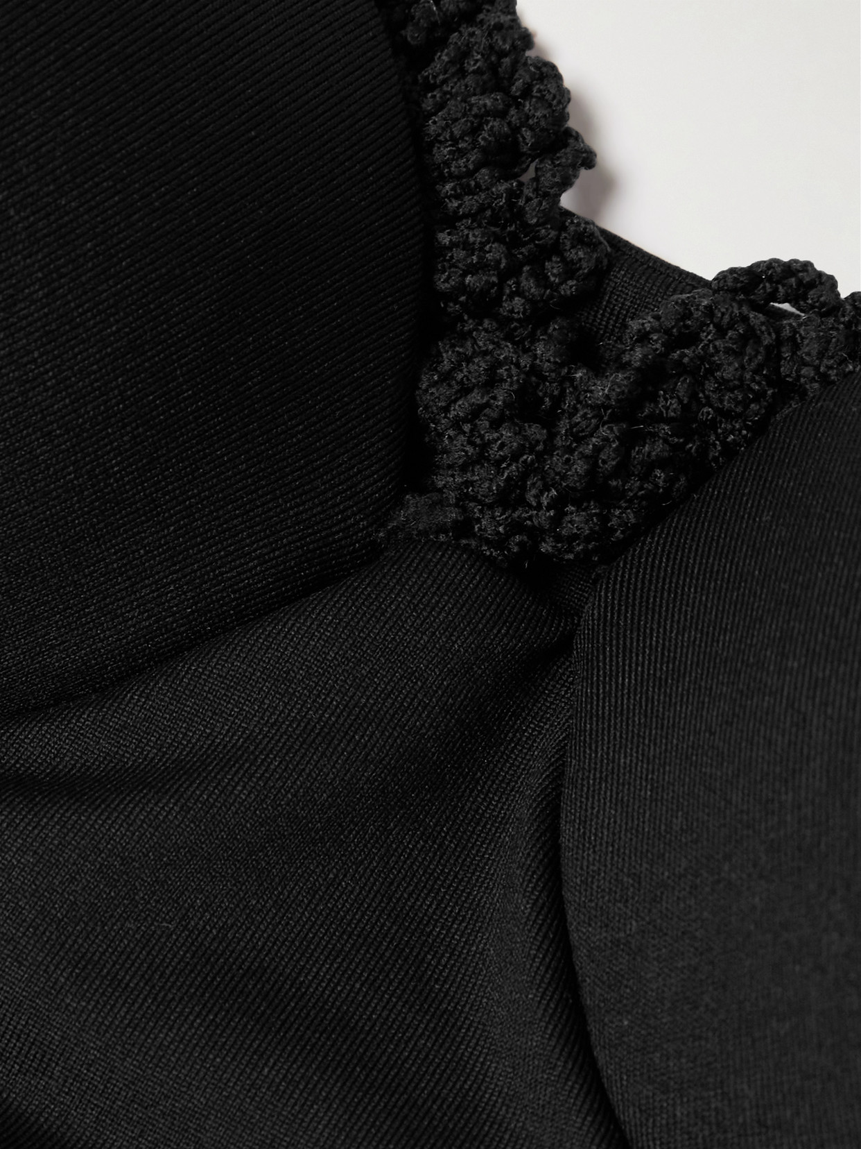 Magda Butrym Crochet-trimmed Underwired Swimsuit
