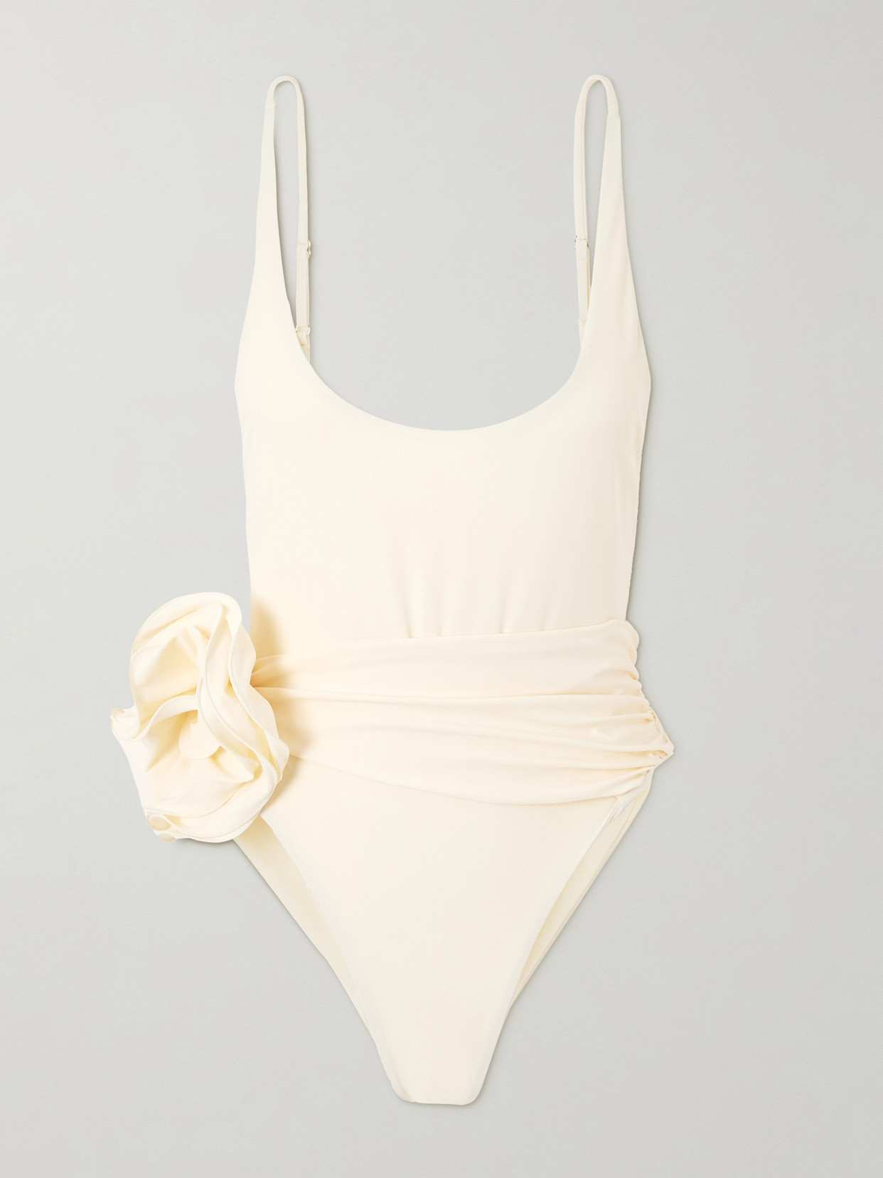 Magda Butrym Swimsuit 03 One-piece Swimsuit In Neutral