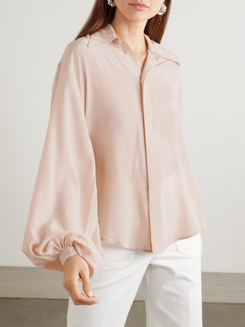 Victoria Beckham Silk crepe de chine shirt