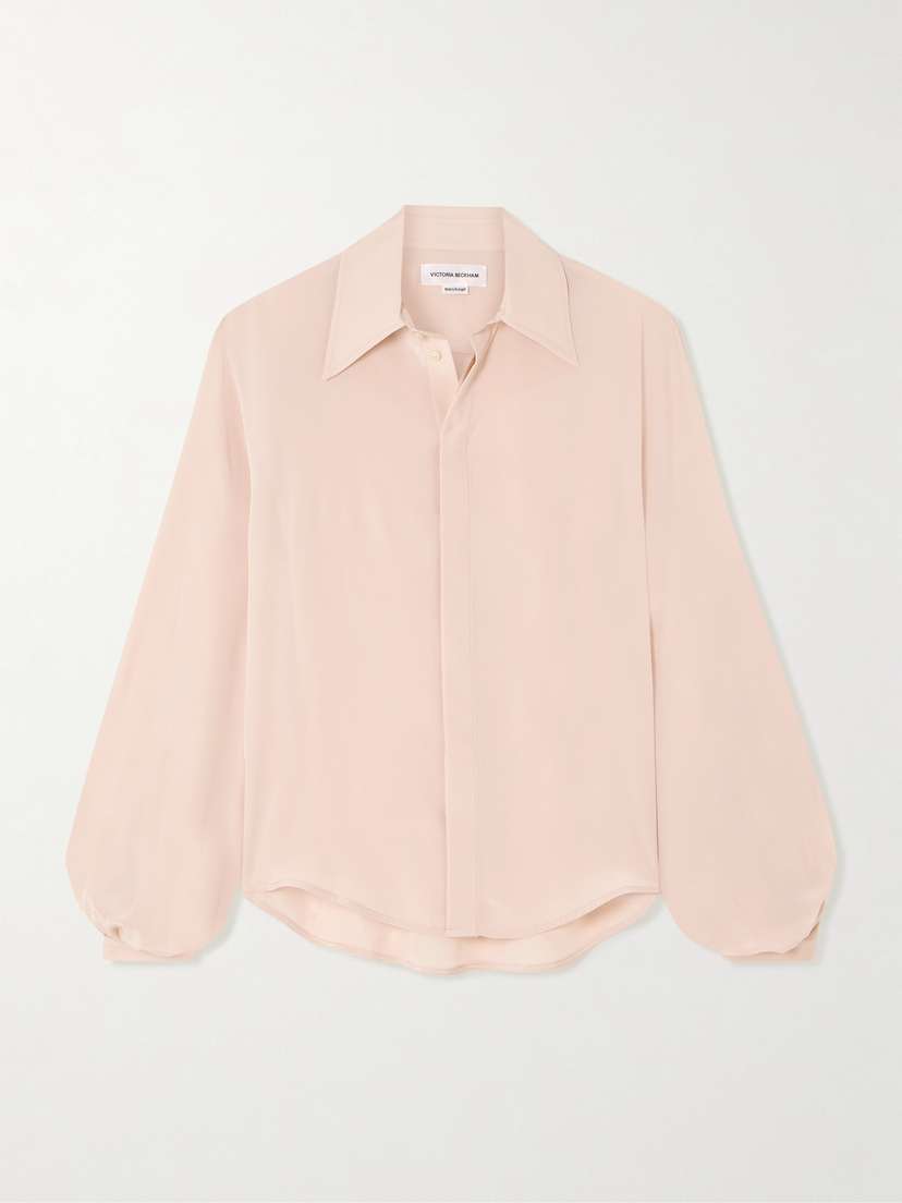 Victoria Beckham Silk Crepe De Chine Shirt