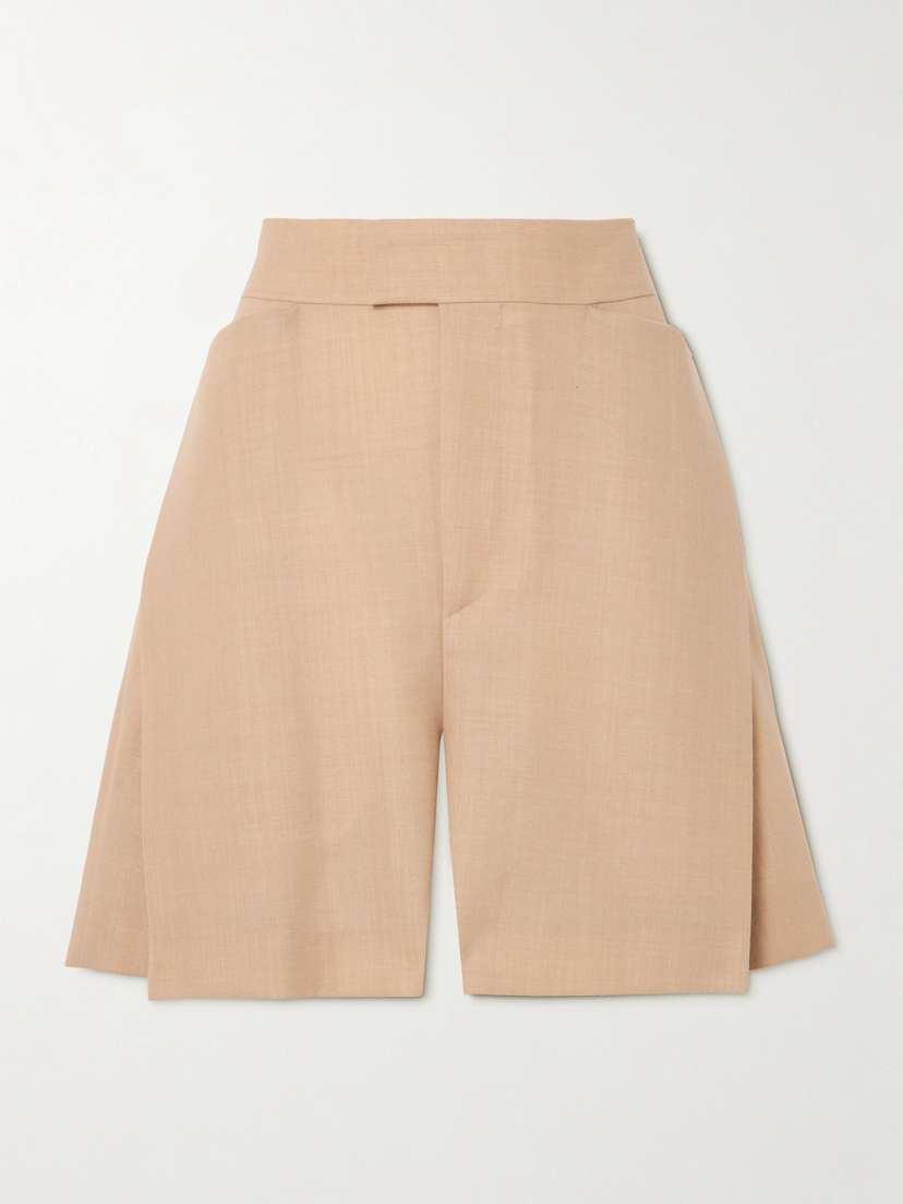 Victoria Beckham Wool-blend Shorts