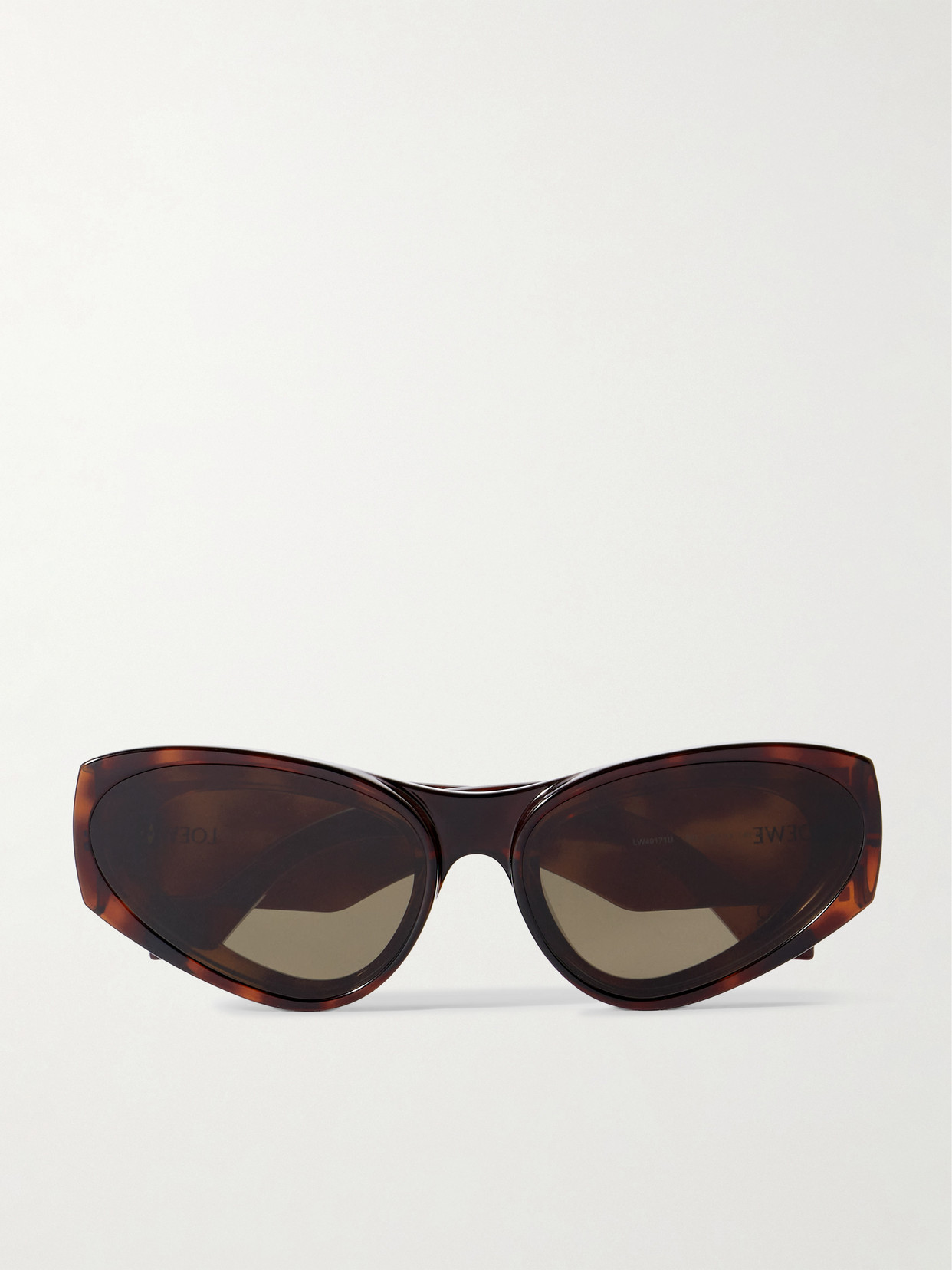 Loewe + Paula's Ibiza Cat-eye Tortoiseshell Acetate Sunglasses