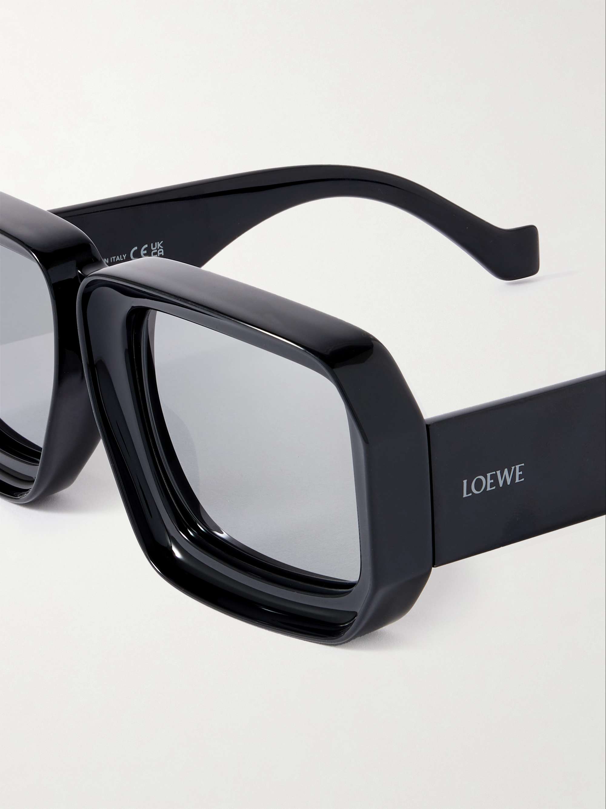 LOEWE EYEWEAR + Paula's Ibiza square-frame tortoiseshell acetate sunglasses