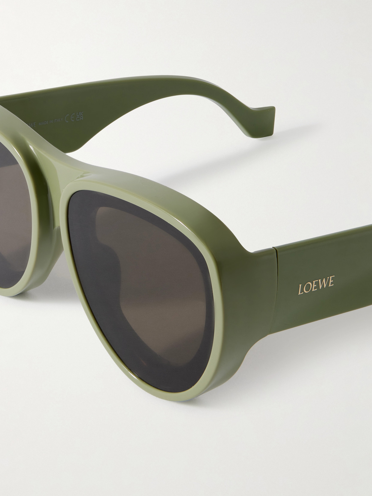 Loewe + Paula's Ibiza Oversized Aviator-style Acetate Sunglasses