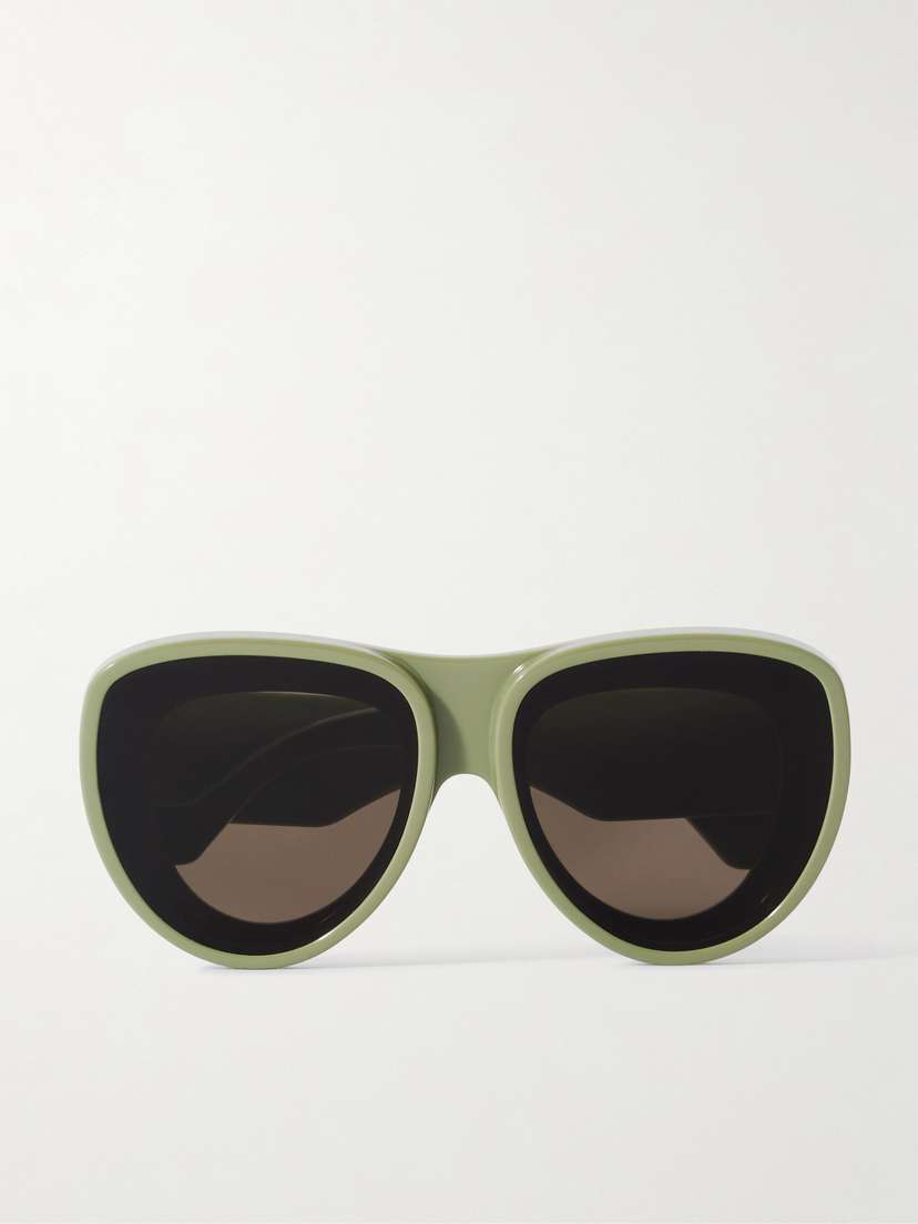 Loewe + Paula's Ibiza Oversized Aviator-style Acetate Sunglasses