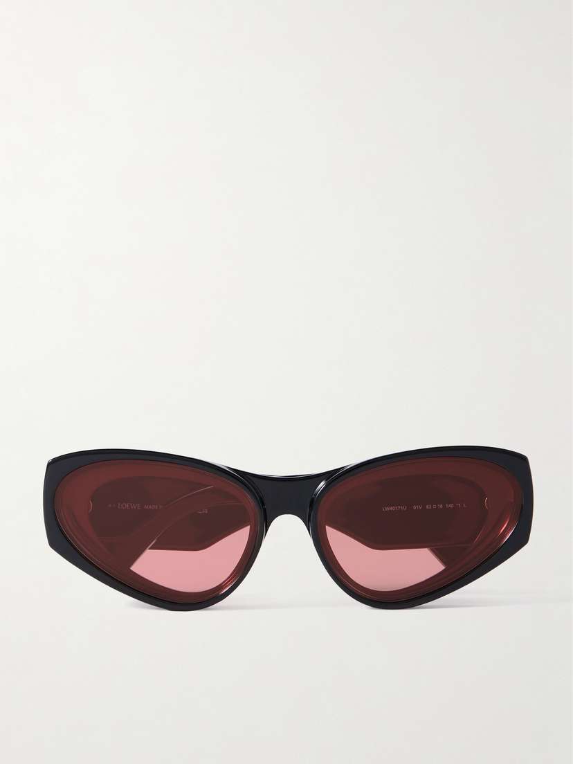 Loewe + Paula's Ibiza Cat-eye Acetate Sunglasses