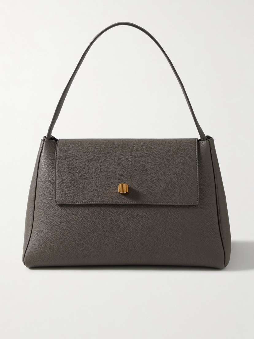 Khaite Audrey Textured-leather Shoulder Bag