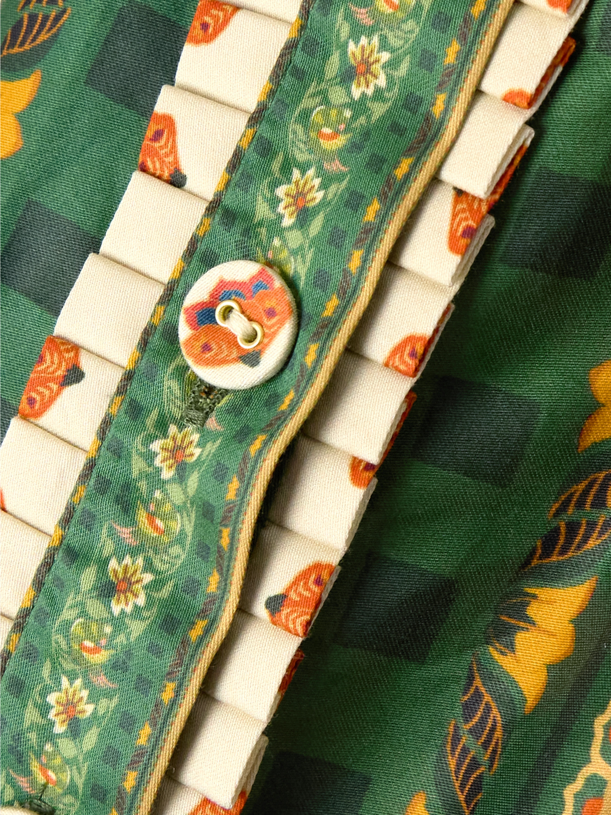 FARM Rio Garden Tapestry open-back floral-print cotton-poplin maxi dress thumbnail