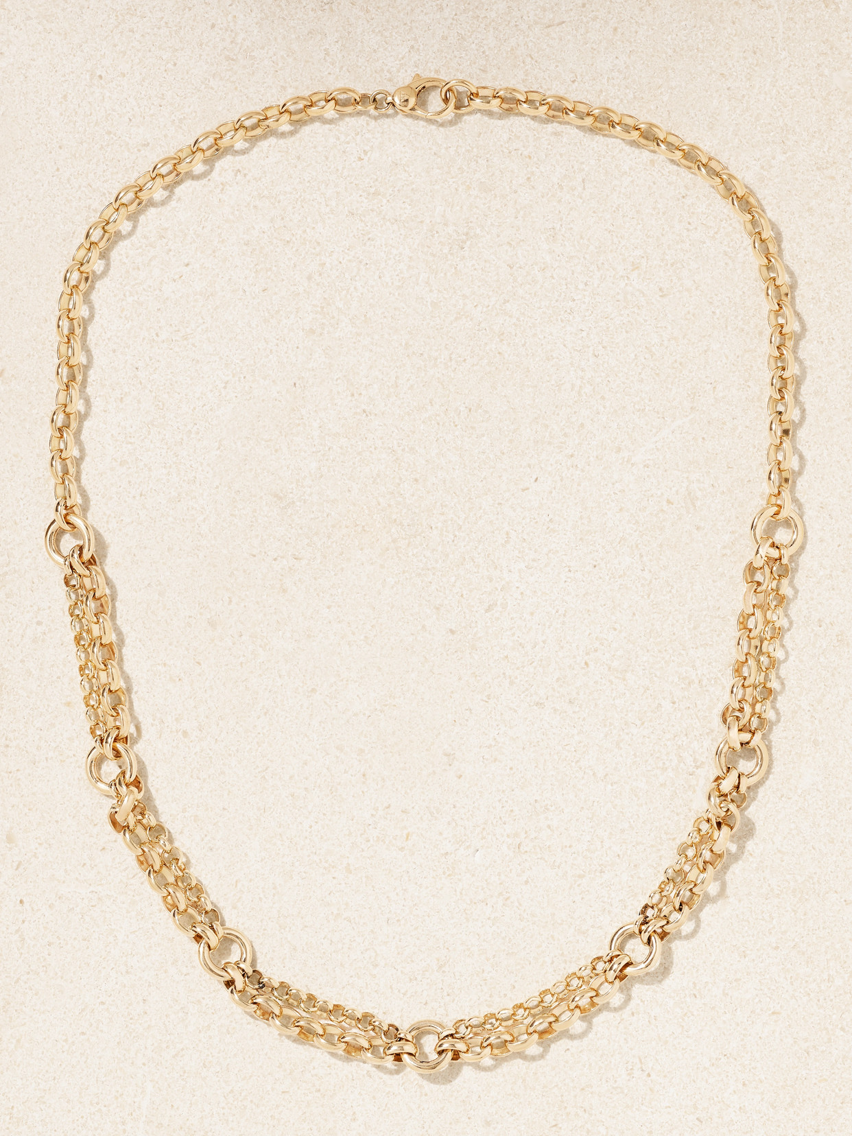 Foundrae Festoon Belcher 18-karat Gold Necklace