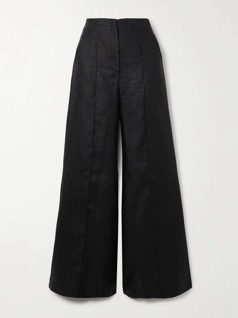 ANDRES OTALORA Encontrarte Linen Wide-leg Pants