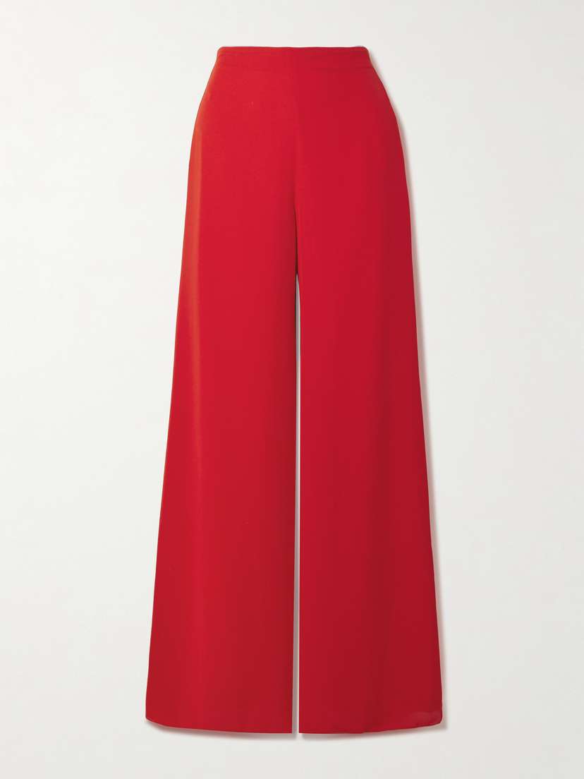 ANDRES OTALORA Kali Chiffon Wide-leg Pants
