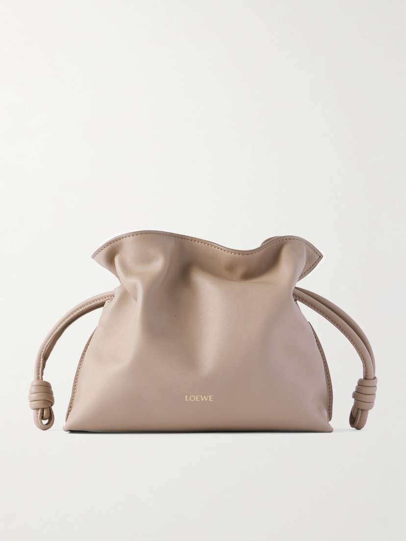 Loewe Flamenco Mini Leather Clutch