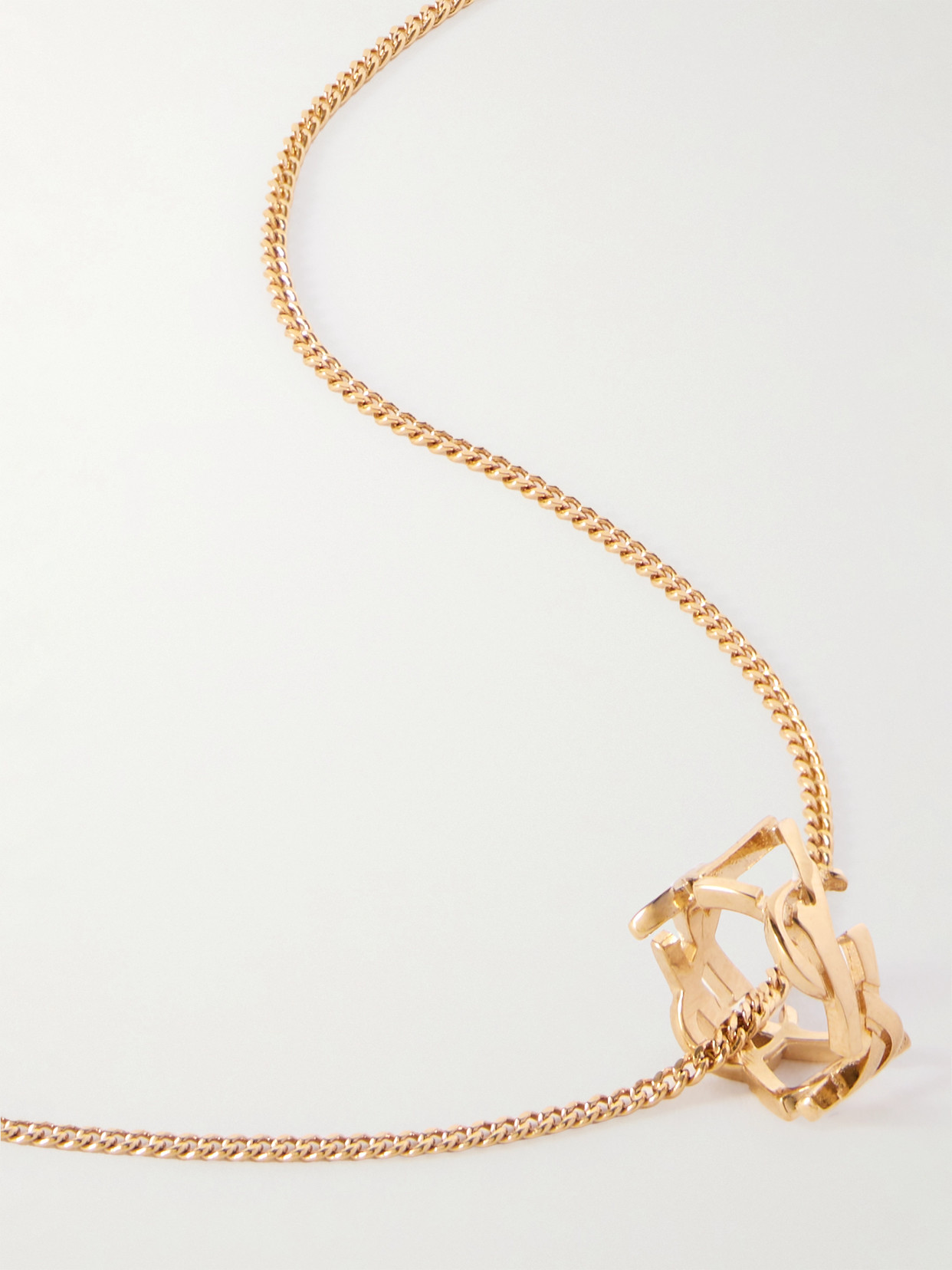 Saint Laurent Gold-tone Necklace