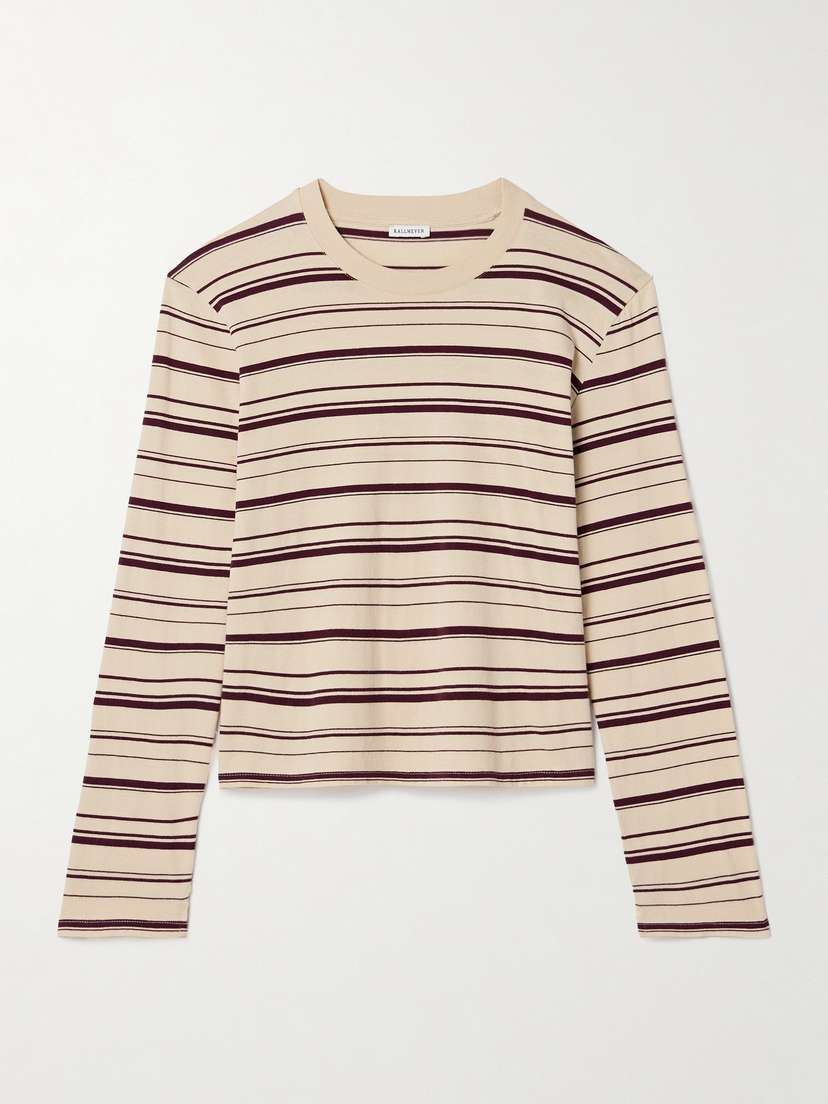 Kallmeyer Wynn Striped Cotton-jersey T-shirt