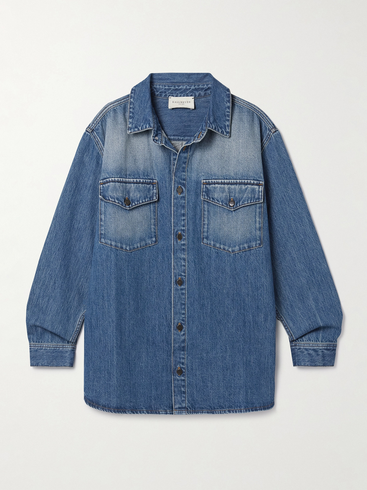 Kallmeyer Benet Oversized Denim Jacket In Blue