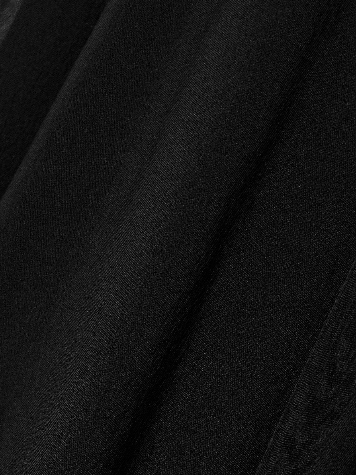 Kallmeyer Alyse Asymmetric Pleated Silk-chiffon Skirt In Black