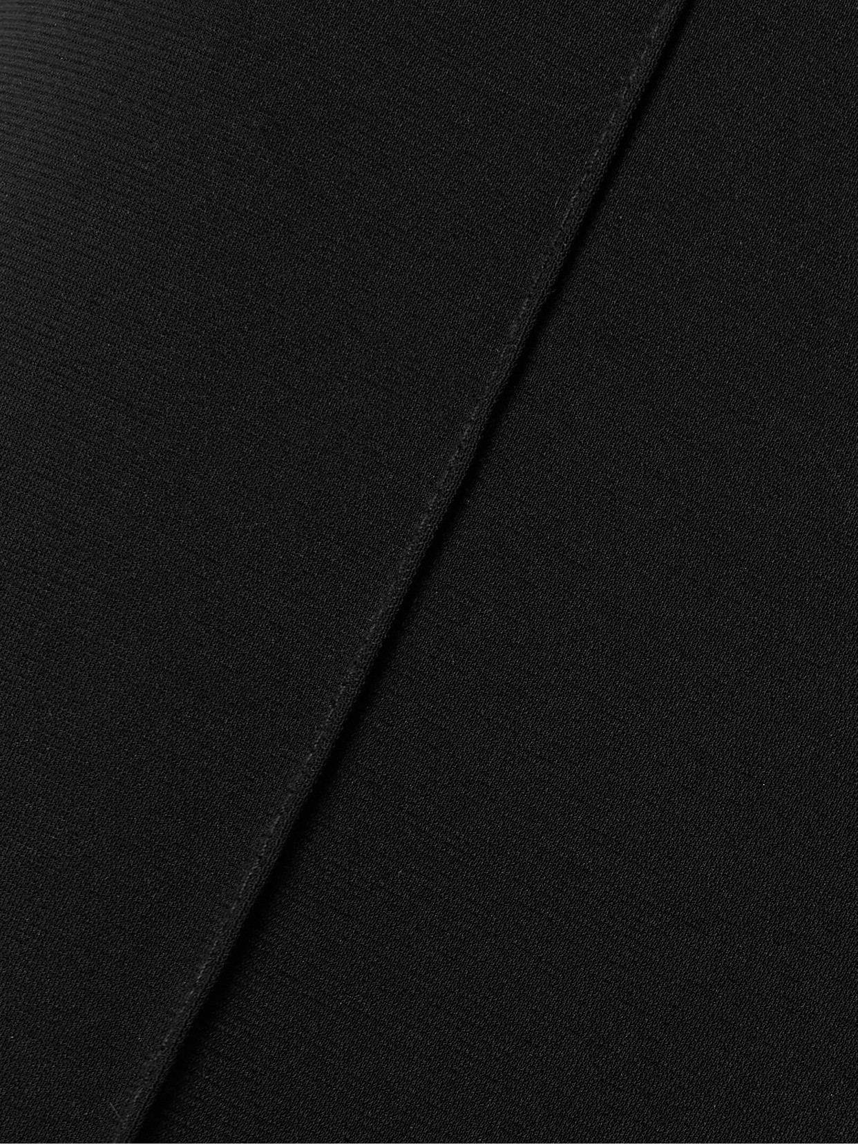 Kallmeyer Damian Striped Twill Straight-leg Pants In Black