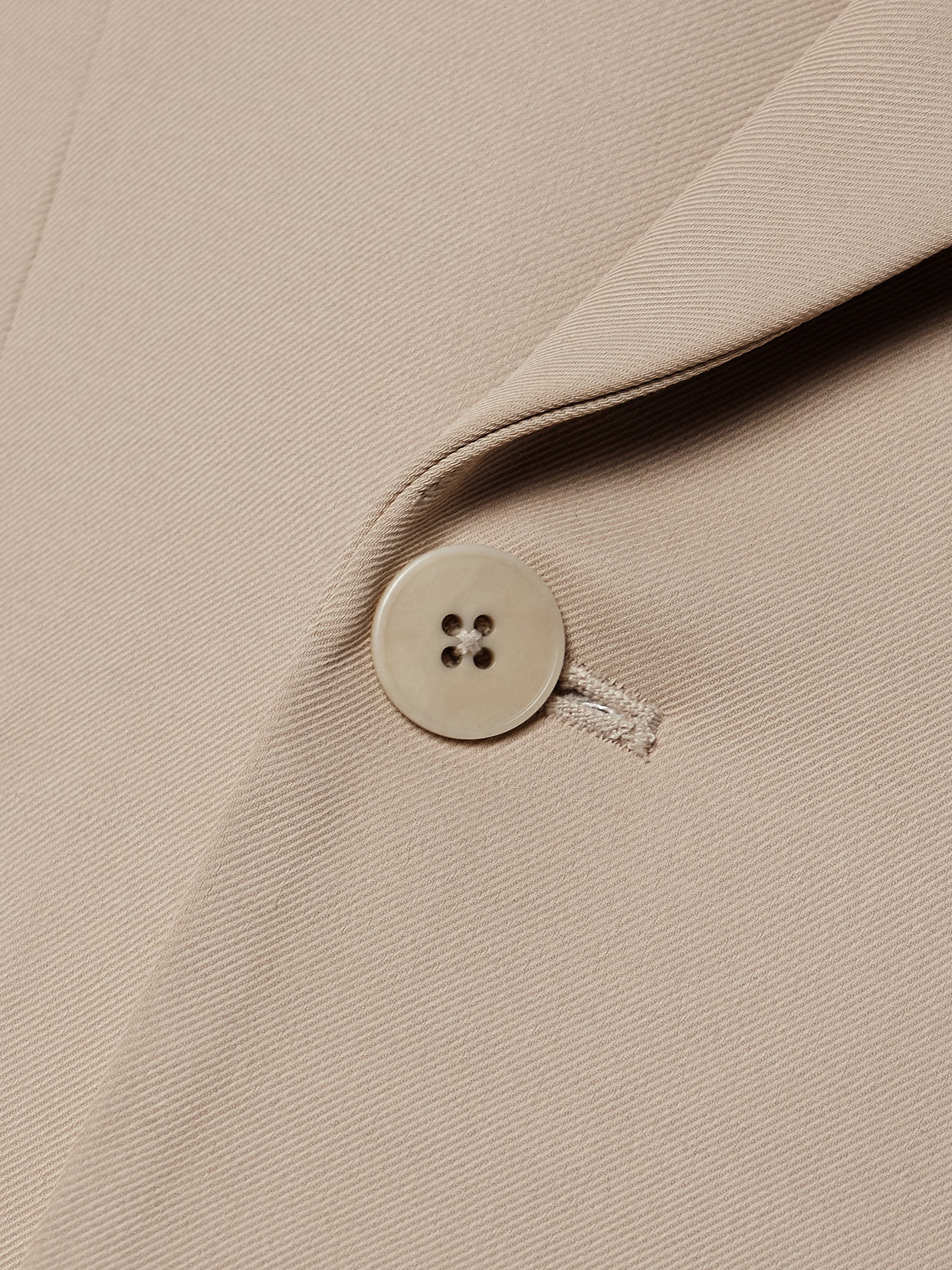 Kallmeyer Emilio Double-breasted Wool-blend Twill Blazer In Neutrals