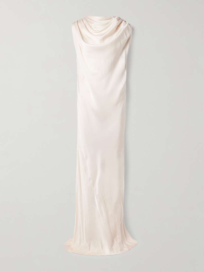 Kallmeyer Toma Draped Satin Gown