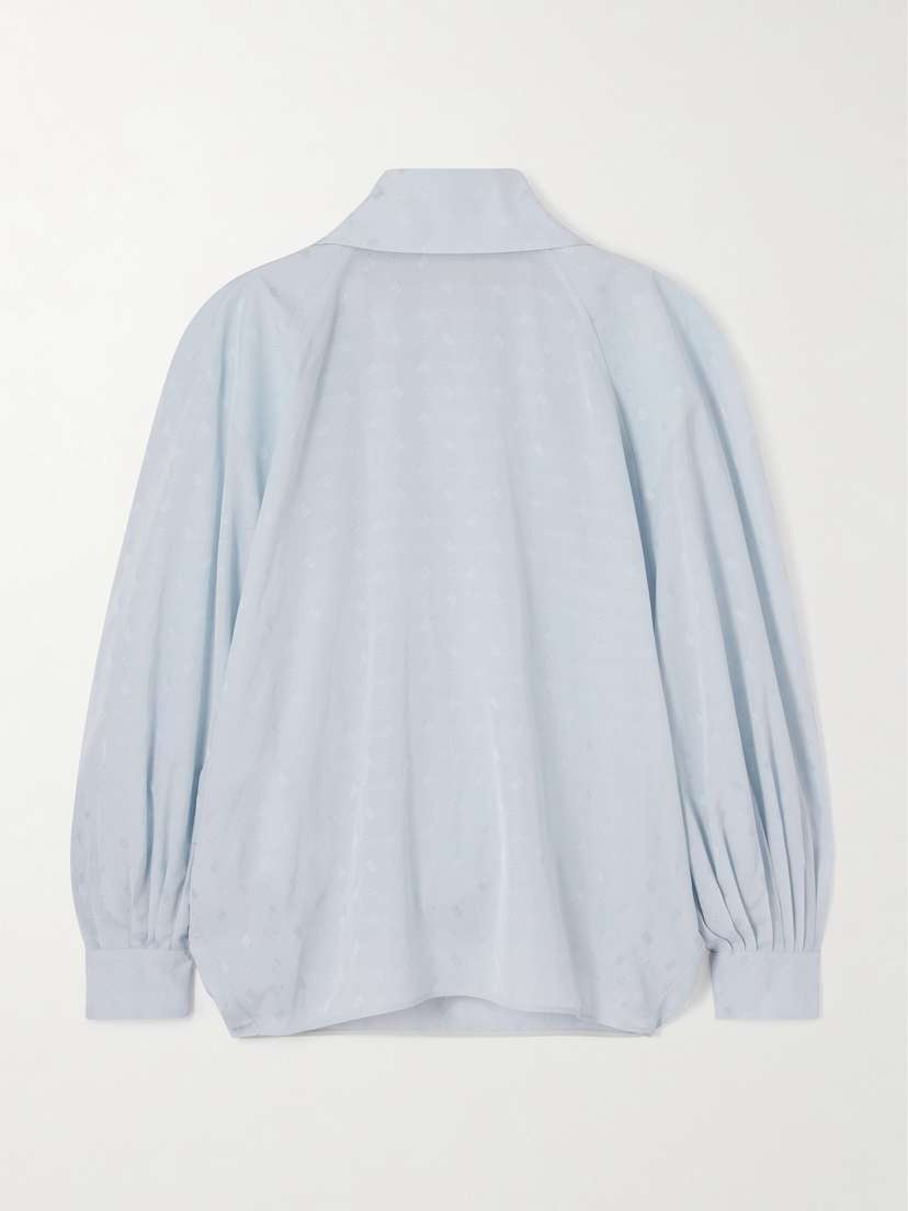 Marni Oversized Jacquard Poplin Blouse