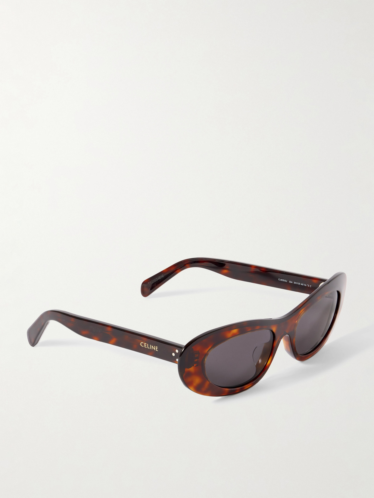 Celine Cat-eye Tortoiseshell Acetate Sunglasses In Tortoiseshell