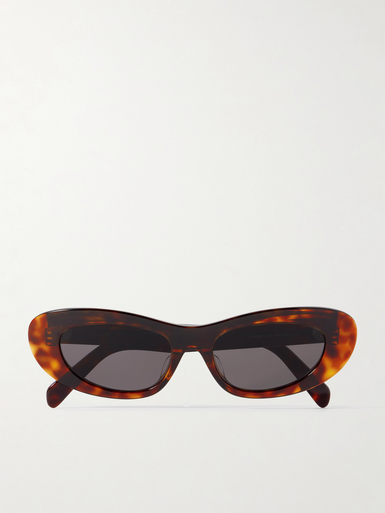 CELINE Eyewear - Cat-eye Tortoiseshell Acetate Sunglasses - One size
