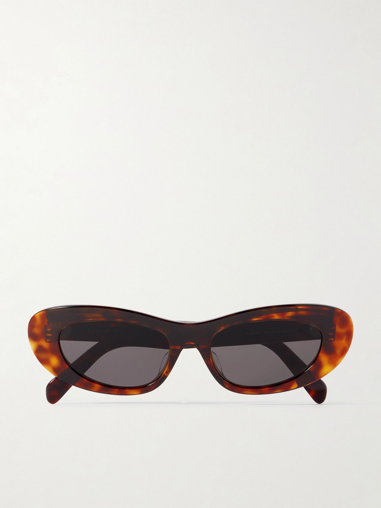 Cat-eye tortoiseshell acetate sunglasses