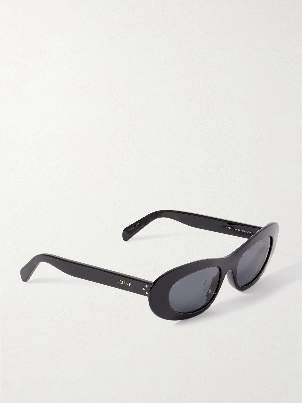 Celine Cat-eye Acetate Sunglasses In Black