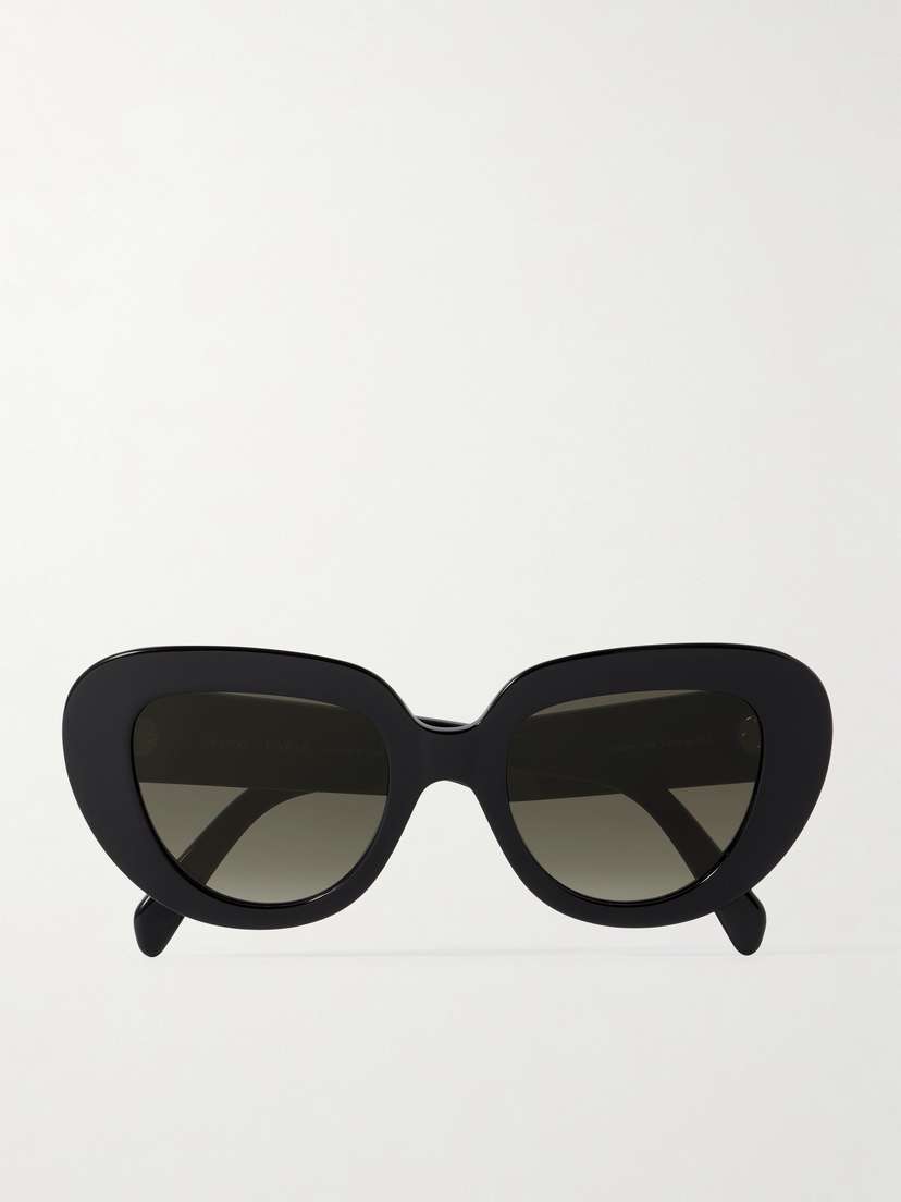 CELINE Eyewear Oversized Butterfly-frame Acetate Sunglasses
