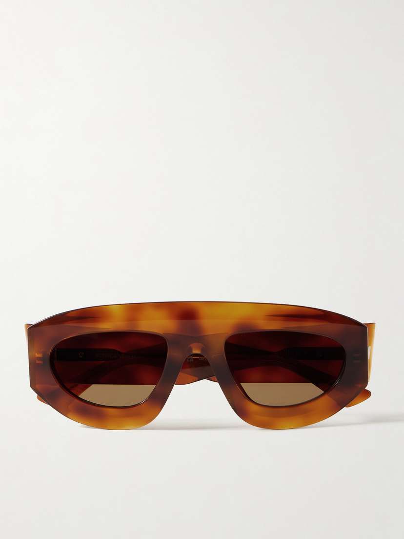 Bottega Veneta Eyewear Aviator-style Tortoiseshell Acetate Sunglasses