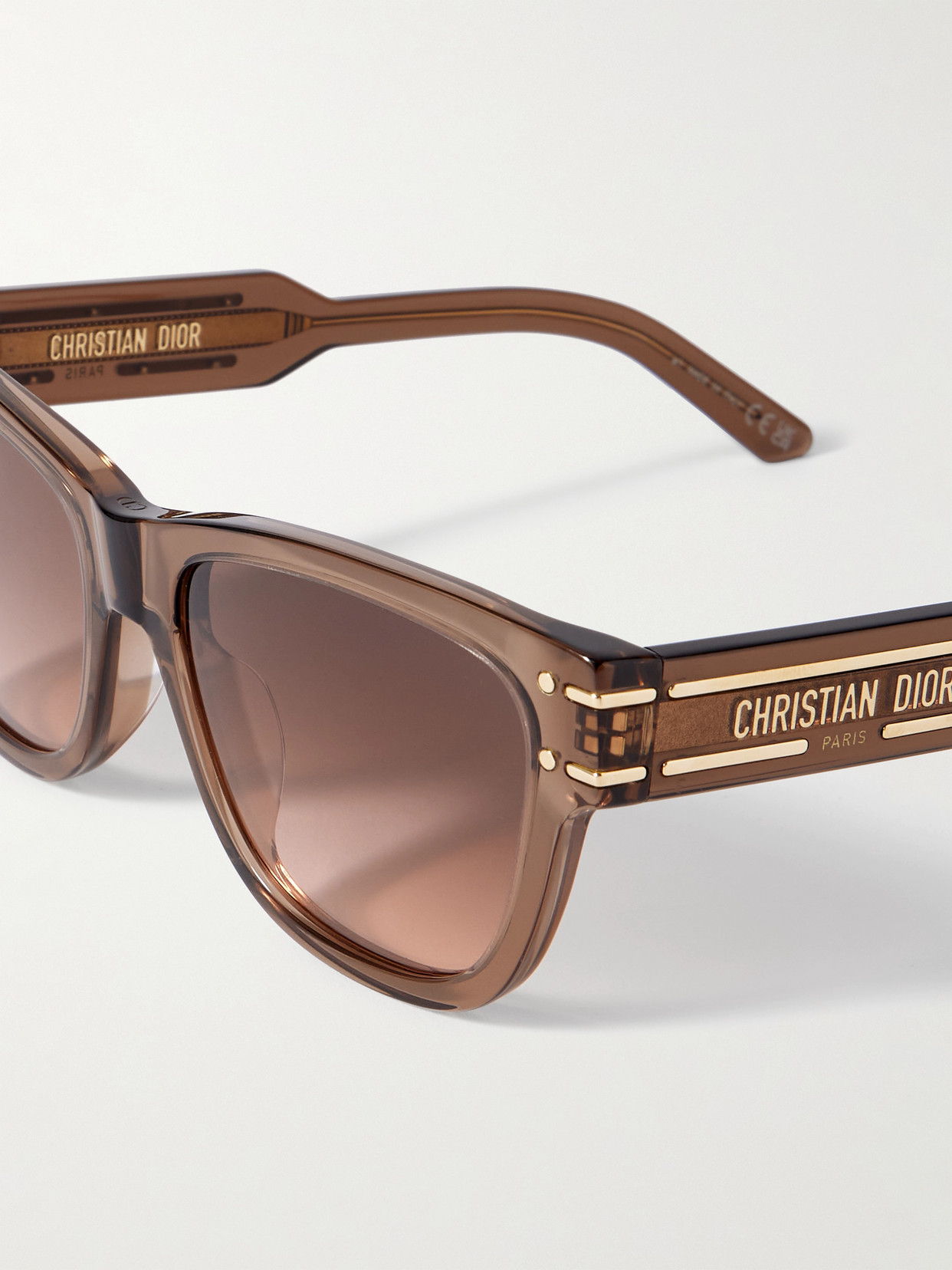 Dior Signature S6u Square-frame Acetate Sunglasses In Brown