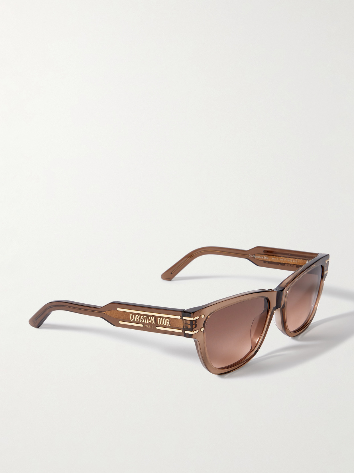 Dior Signature S6u Square-frame Acetate Sunglasses In Brown