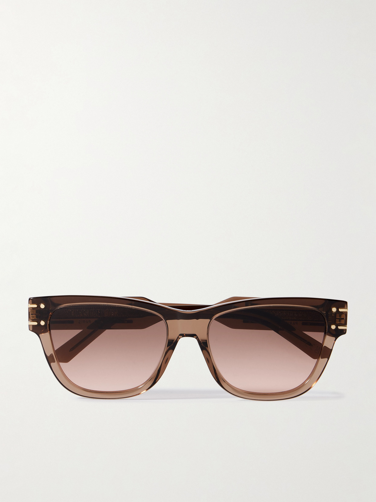 Dior Signature S6u Square-frame Acetate Sunglasses In Brown