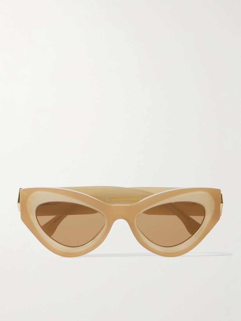 FENDI EYEWEAR Ff Diamonds Cat-eye Acetate Sunglasses